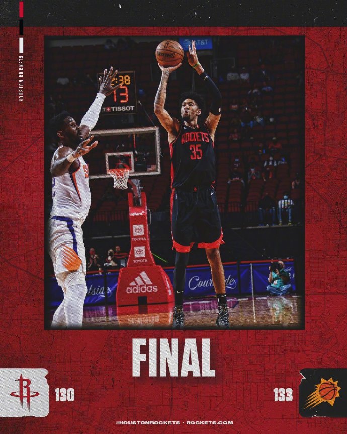 NBA每日综述：篮网罚球绝杀尼克斯 太阳险胜火箭豪取6连胜