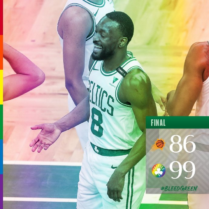 凯尔特人99-86力克太阳 沃克32分 保罗22+8+8 布克6犯毕业